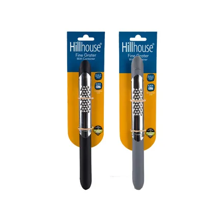 Fine Grater With Slide Open Reservoir