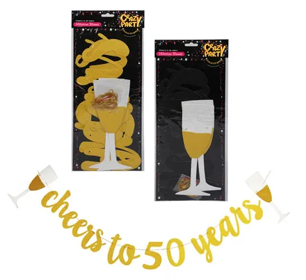 50th Birthday Milestone Banner, 3m