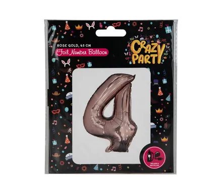 Rose-Gold Helium Foil Balloon, 4