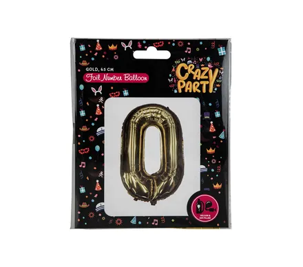 Gold Helium Foil Balloon,0