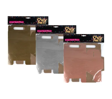 Party Metallic Snack Box