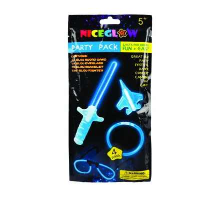 Boys Glow Stick Party Pack, 4-Piece