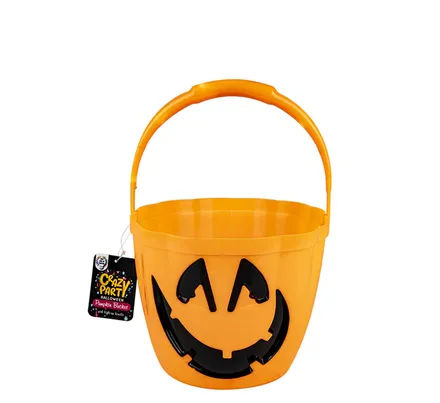 Halloween Bucket With Light Up Handle
