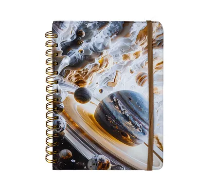 A5 Space Theme Novelty Notebook