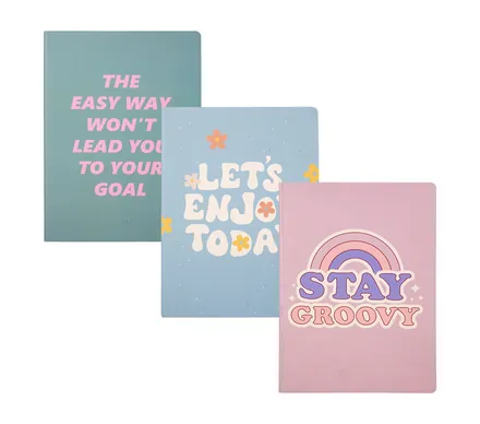 A4 Soft Cover Notebook With Designs