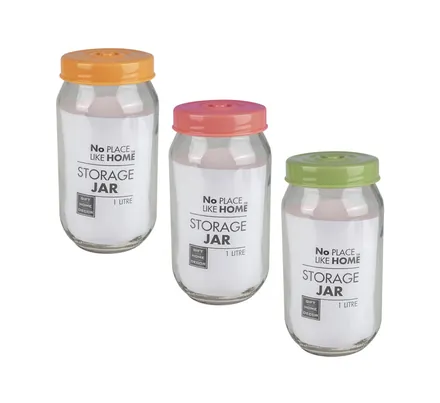 Glass Storage Jar, 1l