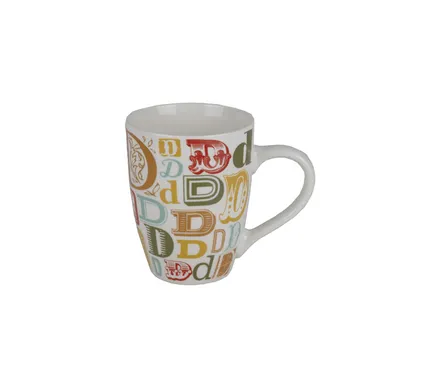 Letter Mug D, 400ml