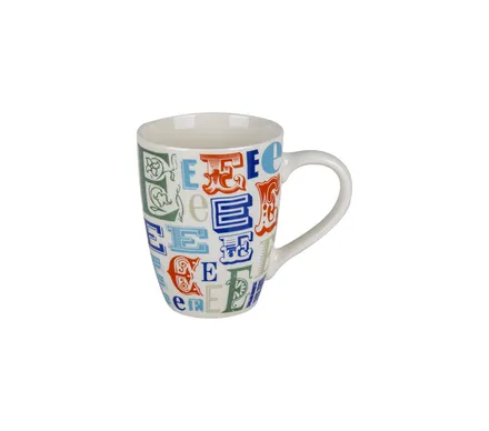 Letter Mug E, 400ml