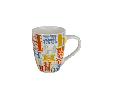 Letter Mug H, 400ml