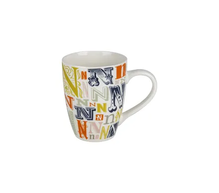 Letter Mug N, 400ml