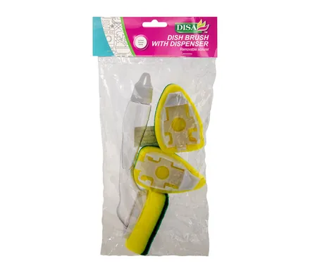 Dish Brush With Soap Dispenser