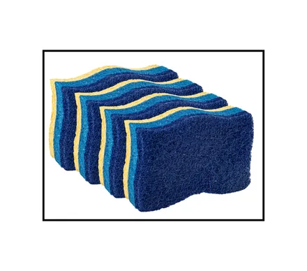 Cellulose Scourers, 4-Piece
