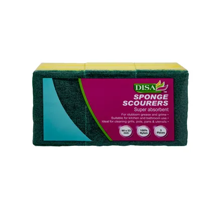 Foam Scourers, 3-Piece