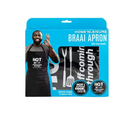 Bbq Apron Gift Box, Printed, 76 X 65cm