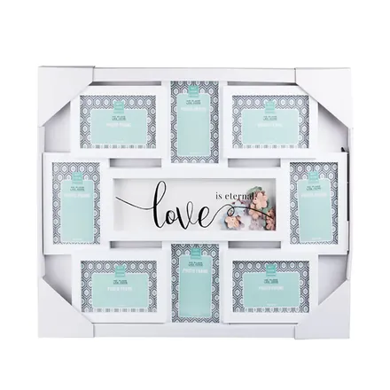 Picture Frame Collage, 8-Hole With Words