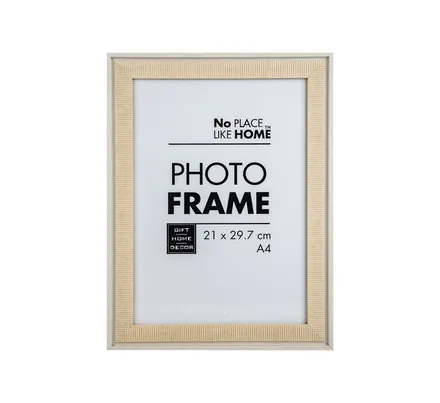 White Certifacte  Frame With Stripes