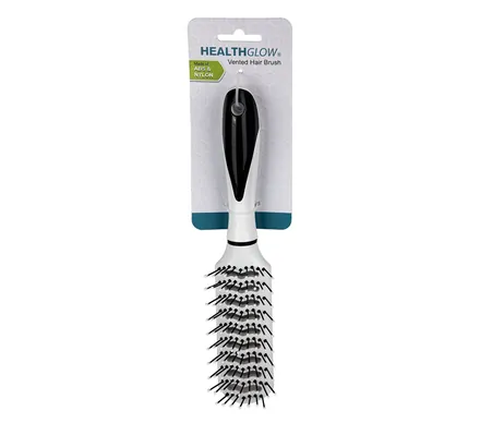 Vent Black And White Hair Brush