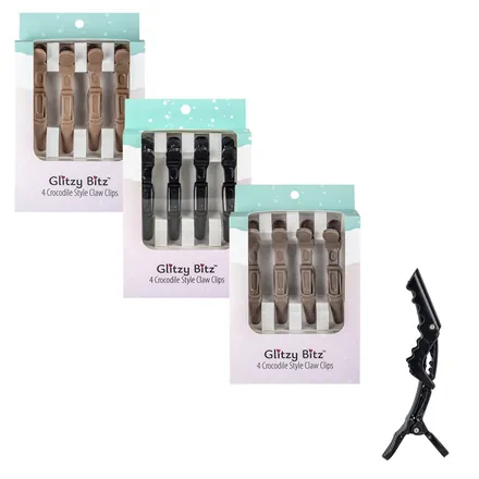 Crocodile Style Hair Claw Clips