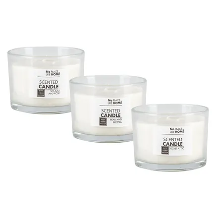 Scented Candle,In Glass Holder