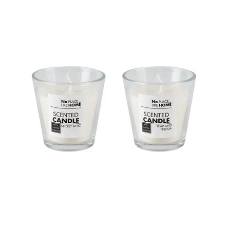 Scented Candle,In Glass Holder