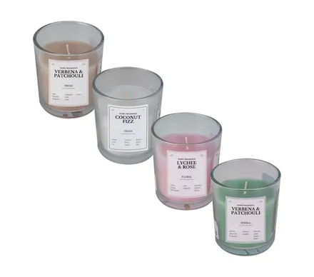 Scented Candle,In Glass Holder,7x8cm