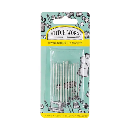 Sewing Needles Assortment 16 Piece