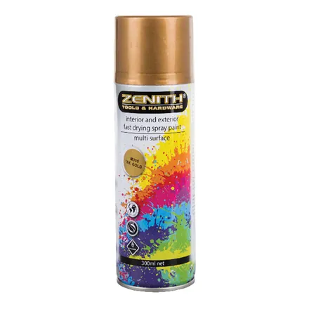 Zenith Spray Paint 300ml Gold