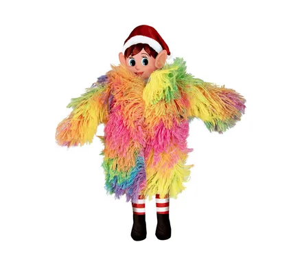 Elf Fluffy Jacket Outfit