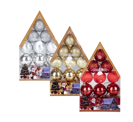 Tree Decor Ball Set, 12-Piece