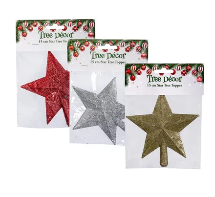 Christmas Tree Decor Tree Topper, 15cm