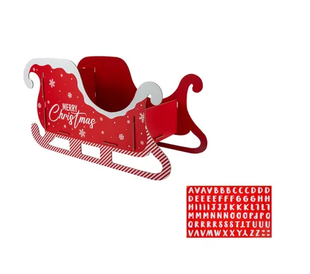 Christmas Santa Paper Sleigh