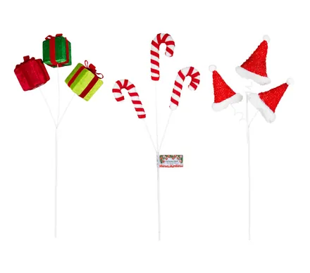 Christmas Wire Planter Sticks