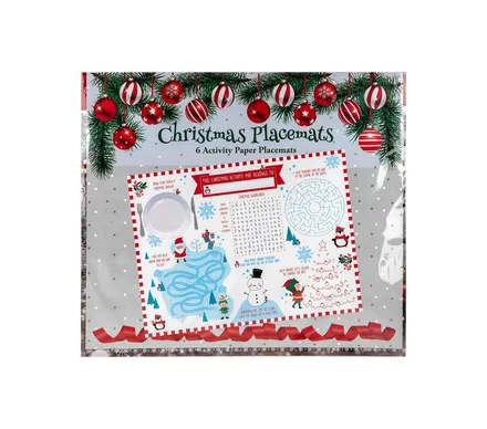 Christmas Stationery Activity Placemats