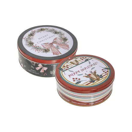Christams Round Baking Tin