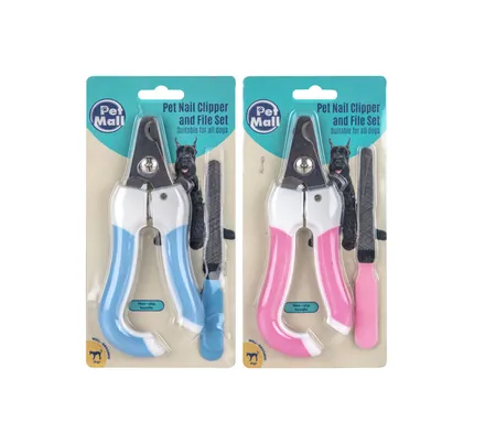 Pet Nail Clipper And File Set