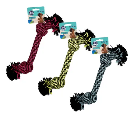 Dog Tug Toy With Double Knot, 37cm