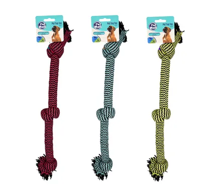 Dog Tug Toy With Triple Knot, 50cm
