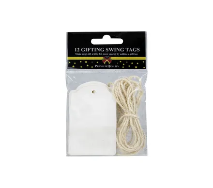 Swing Tags For Gifts Assorted, 12-Piece