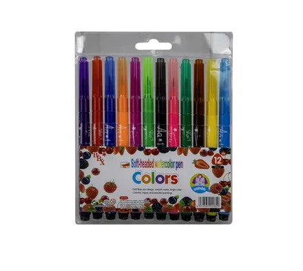 Brush Tip Water Color Pens, 10-Piece