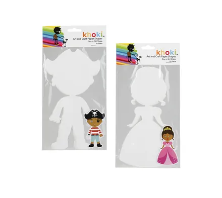 Boy / Girl Craft Shapes, 10-Piece