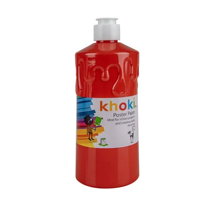 Red Poster Tempera Paint