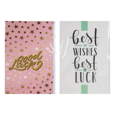 Good Luck Birthday Card & Envelope