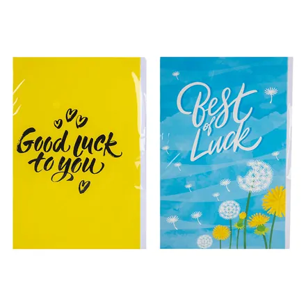Good Luck Birthday Card & Envelope