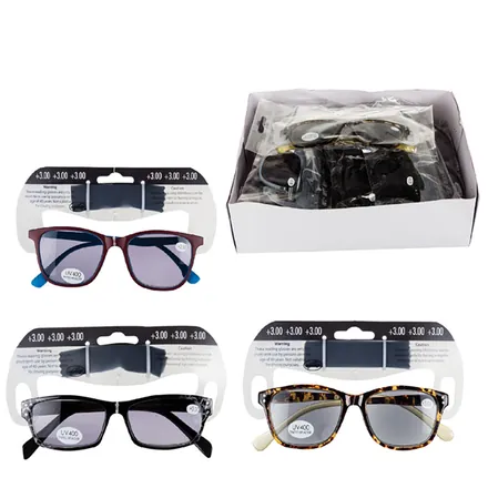 Reading Glasses +3 Tinted