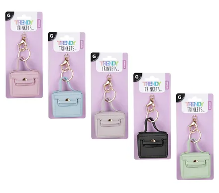 The Crazy Store - Mini Handbag Keychain 6x2cm Assorted The Crazy Store - Mini Handbag Keychain 6x2cm Assorted