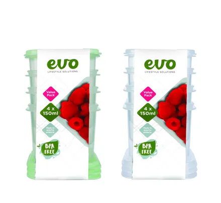 Mini Containers 150ml, 4-Piece