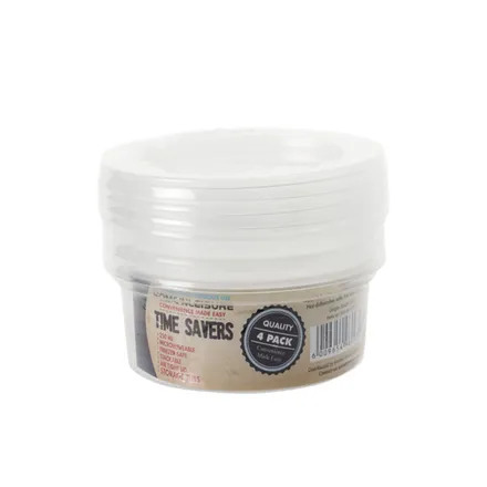 Food Storage Containers 250ml, 4-Piece
