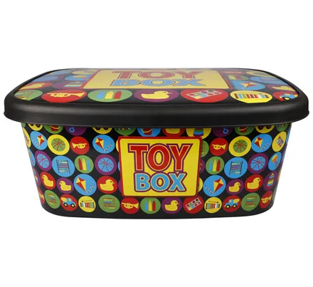 Decorated Plastic Storage Box