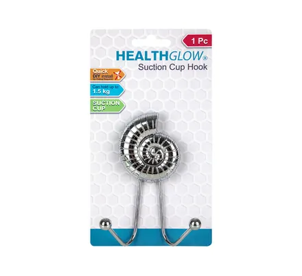 Suction Hook 1-Piece,2 Hook,Assorted