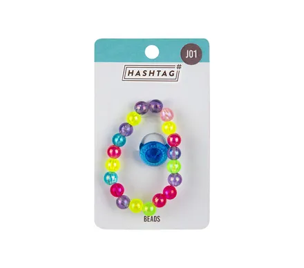 Beaded Bracelet And Ring Set